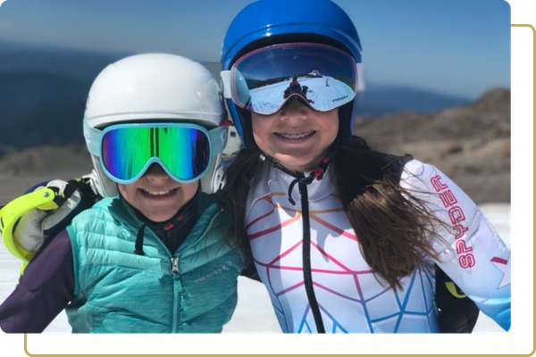 ski camp participants